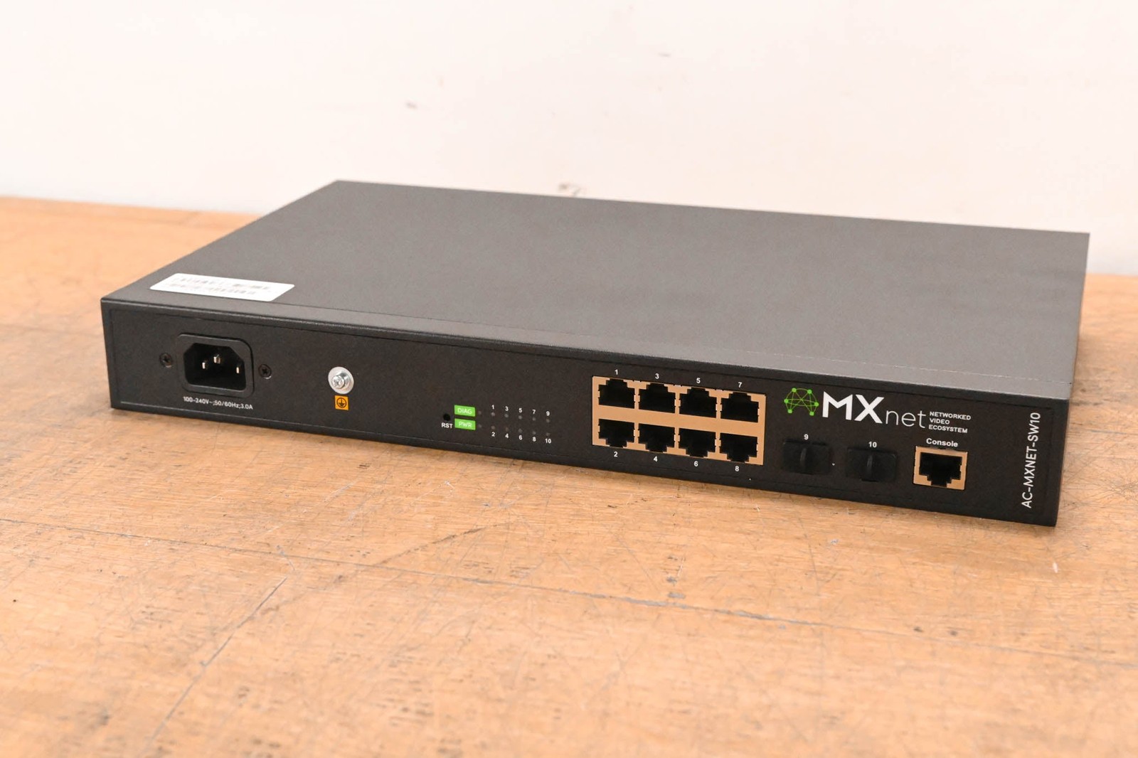 AVPro Edge AC-MXNET-SW10 10-Port Gigabit PoE+ Network Switch CG01UJK