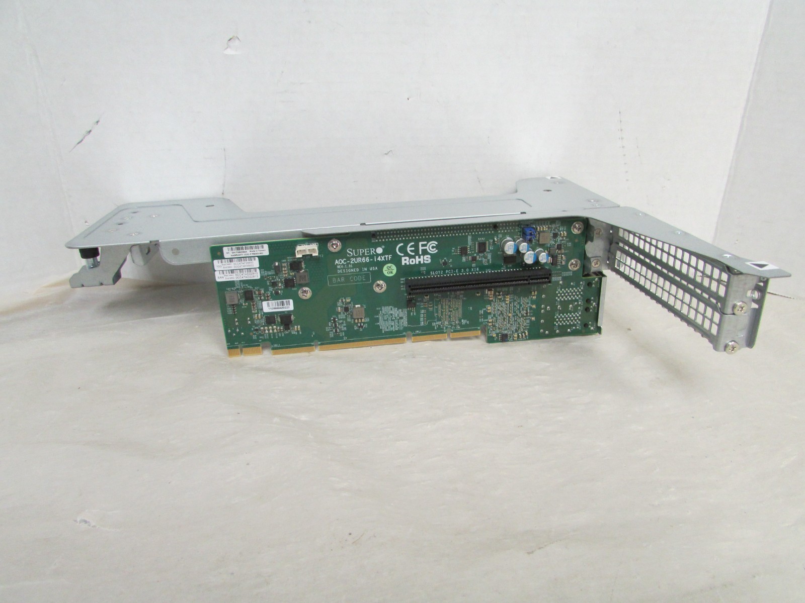 Supermicro 2U Ultra Riser 4x10GBase T 2x PCI for SYS-2029U-TR4T AOC-2UR66-I4XTF