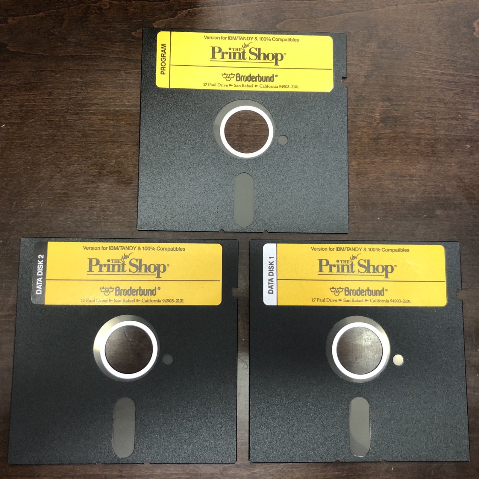 IBM / Tandy - Print Shop 3 Disk Set