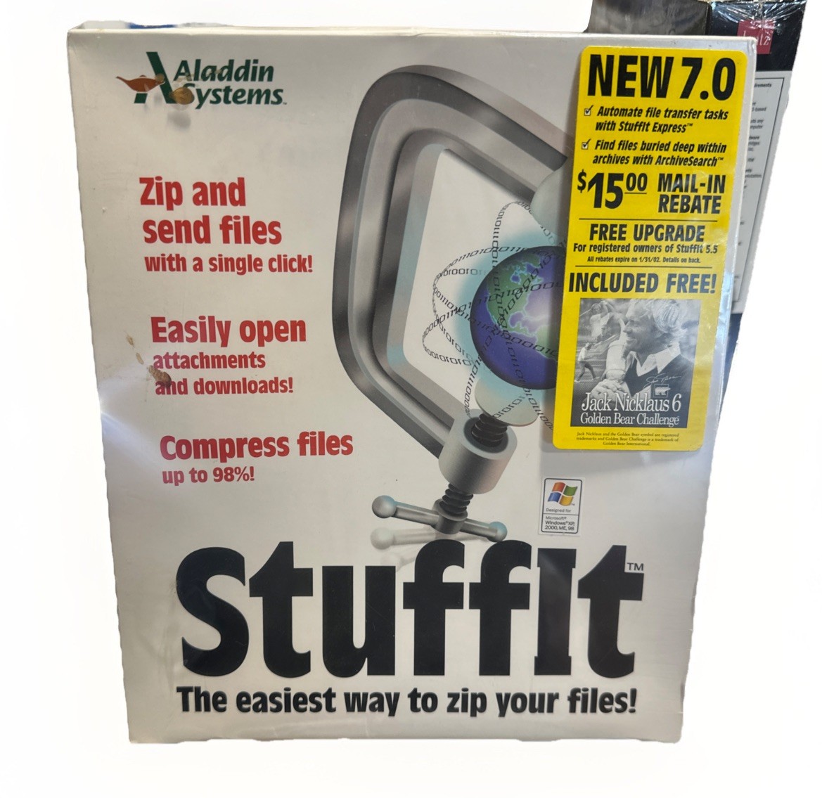 StuffIt Deluxe 8.0 Aladdin Systems Compression Solution For Macintosh  Mac