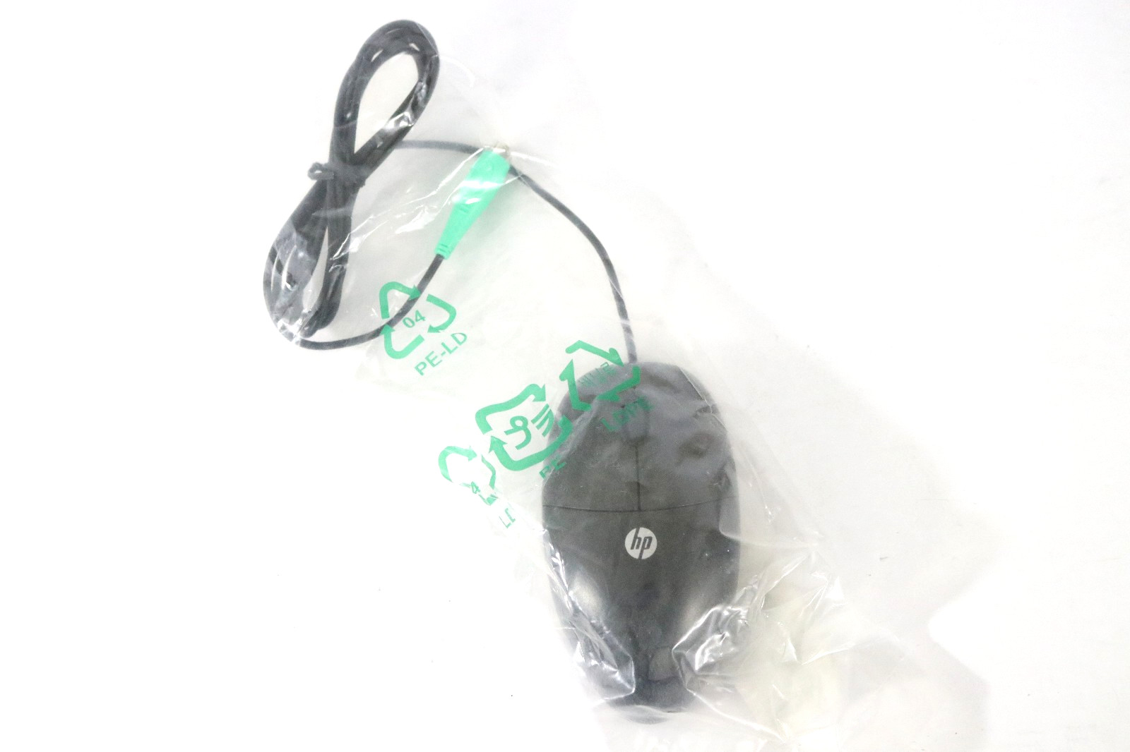 New Vintage HP Logitech 2-Button PS/2 Optical Mouse - P/N 600553-002