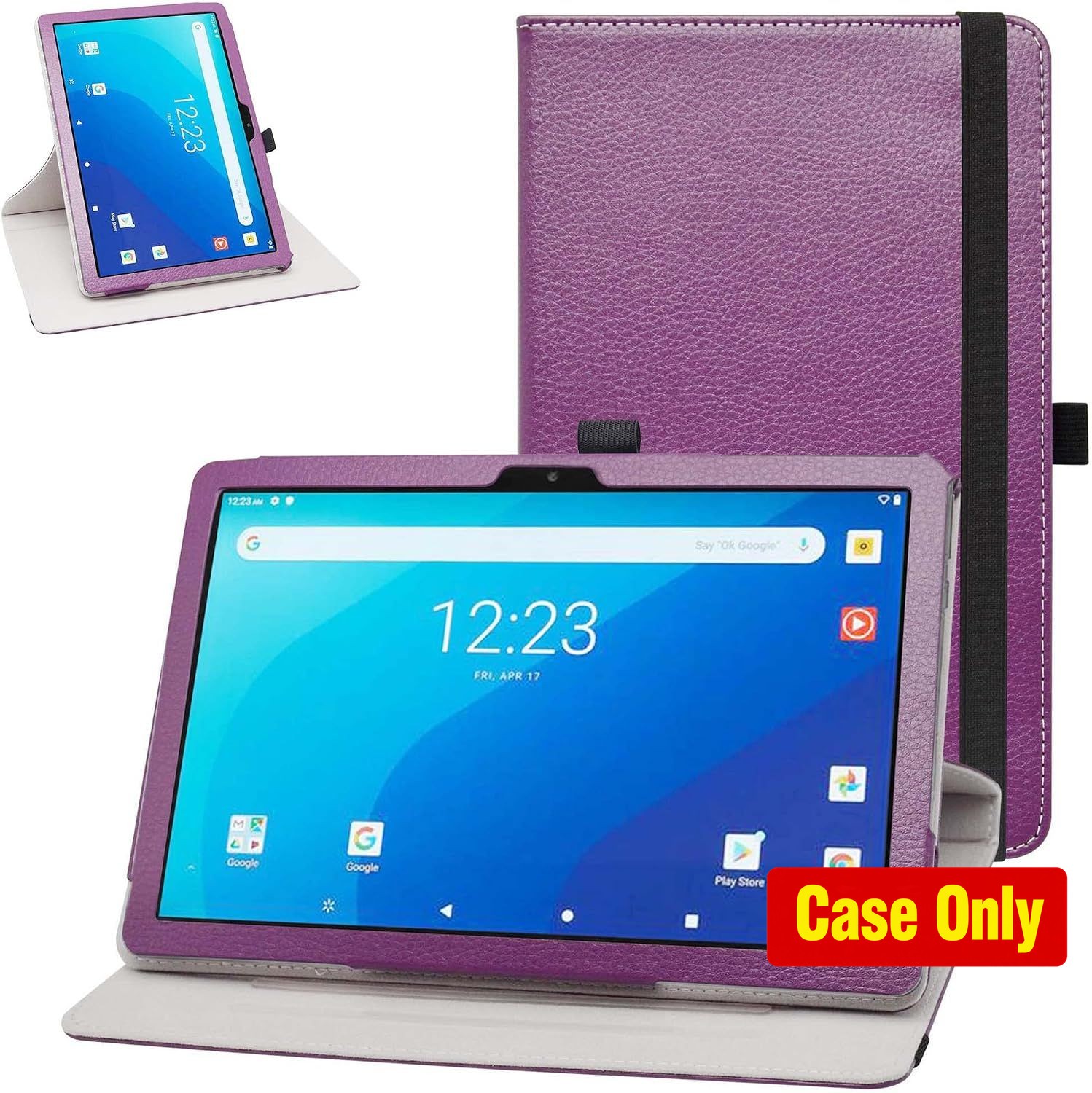 Case for Onn 10.1 inch 2022, 360 Degree Rotary Stand with Cute Pattern Cover