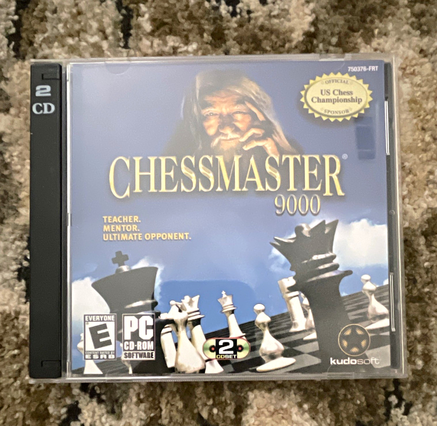 Kudosoft Chessmaster 9000 Chess Game PC Windows CD-ROM 2-Disc Set English