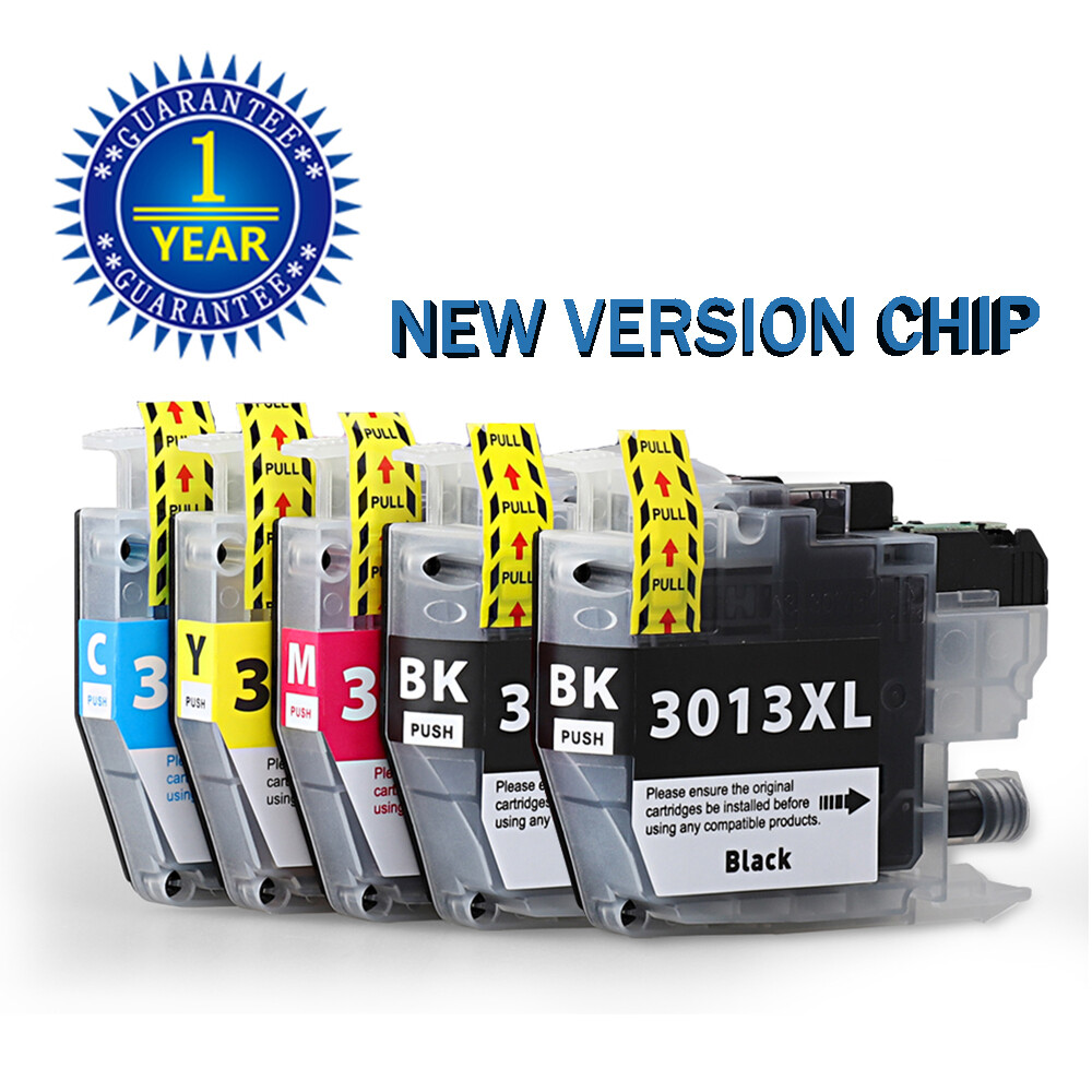 5pk LC3013 Ink Cartridges for Brother LC3011 MFC-J491DW J497DW MFC-J895DW J690DW
