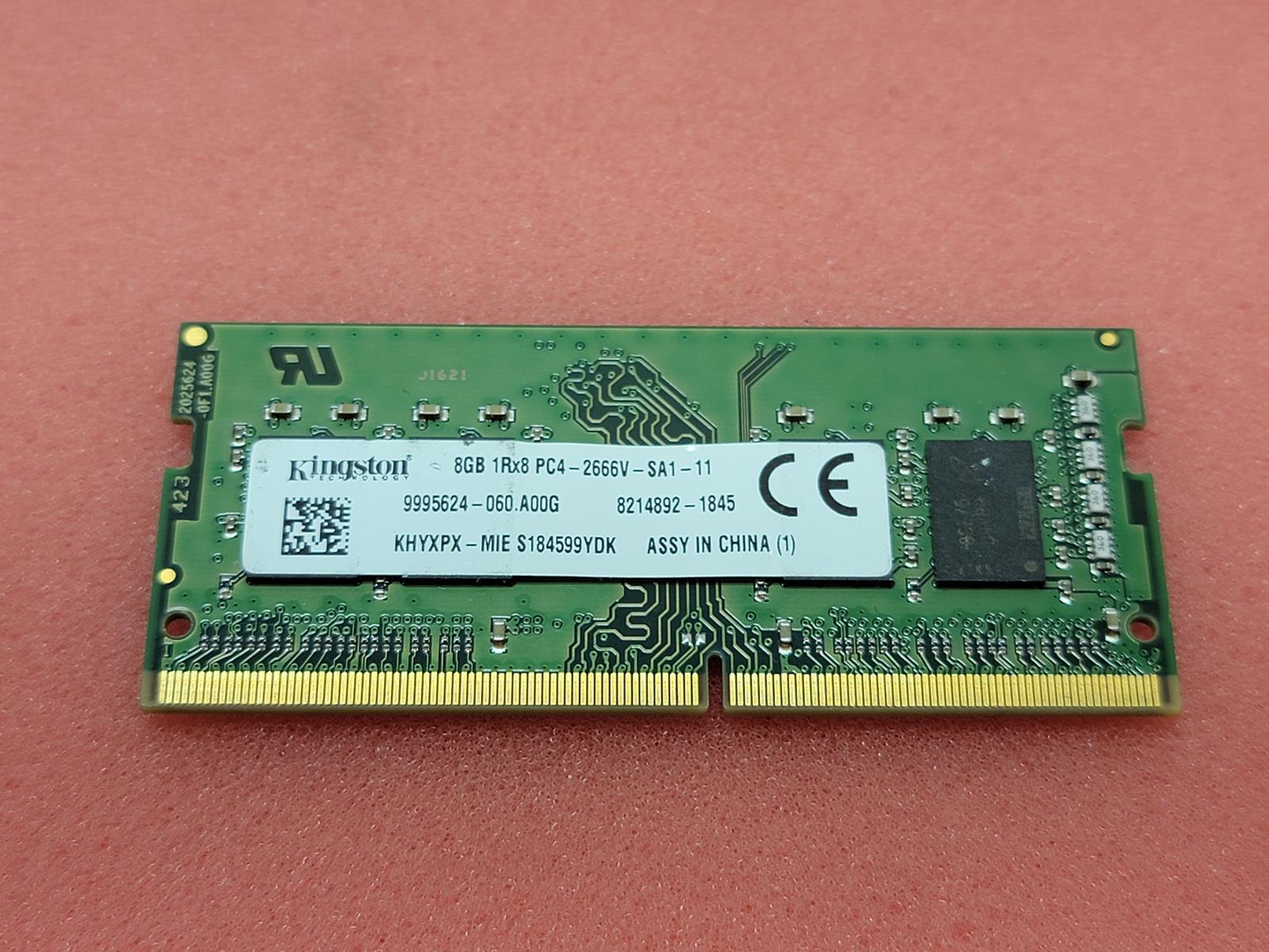KINGSTON 8GB DDR4 SODIMM LAPTOP RAM 2666V KHYXPX-MIESKU 4589