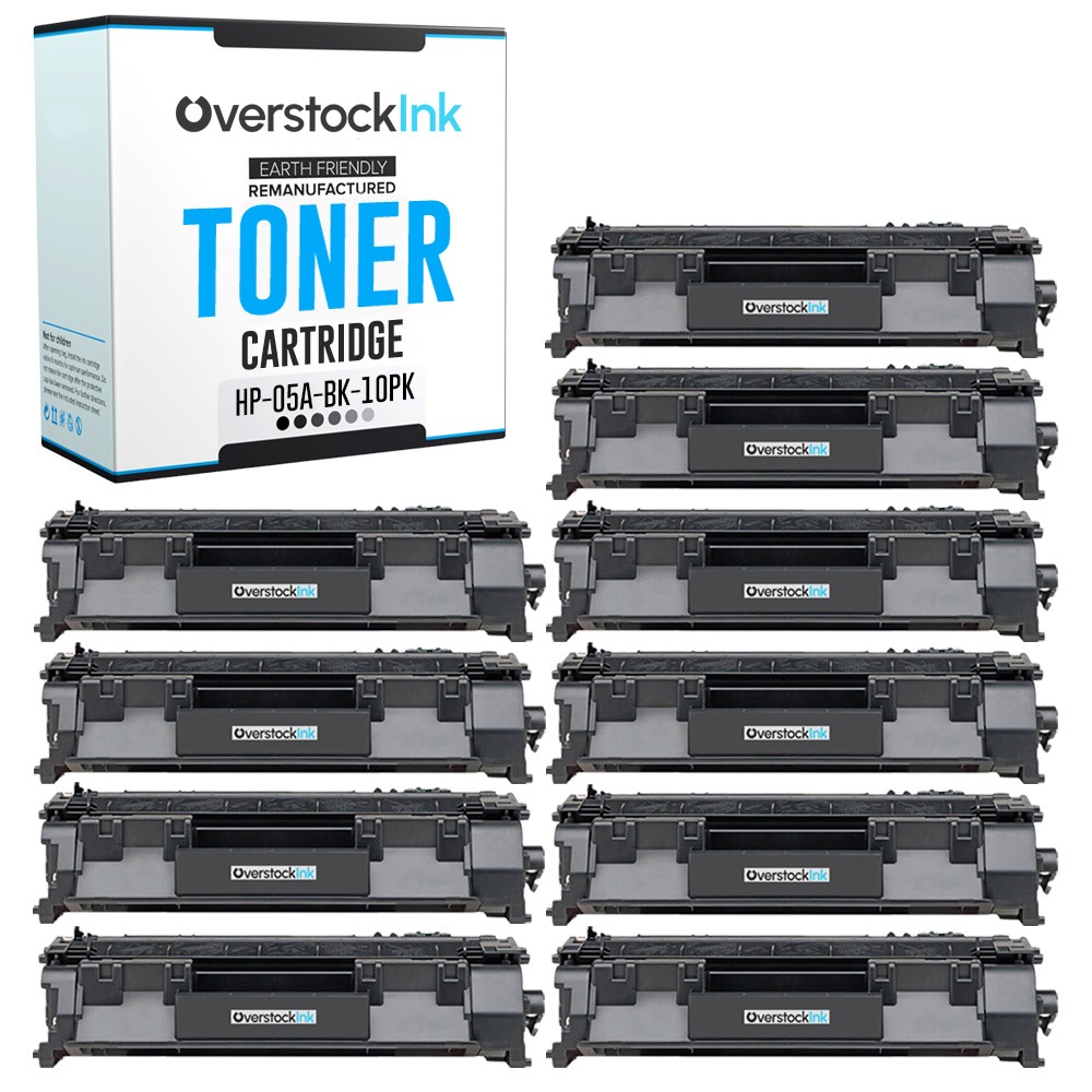OSI 10X Replacement 05A Combo Pack Toner Cartridge for HP LaserJet P2055X P2055d