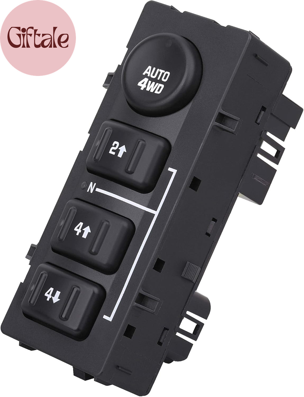 4X4 Transfer Case Switch, 4WD Wheel Drive Button, Compatible with 2003-2007 Chev
