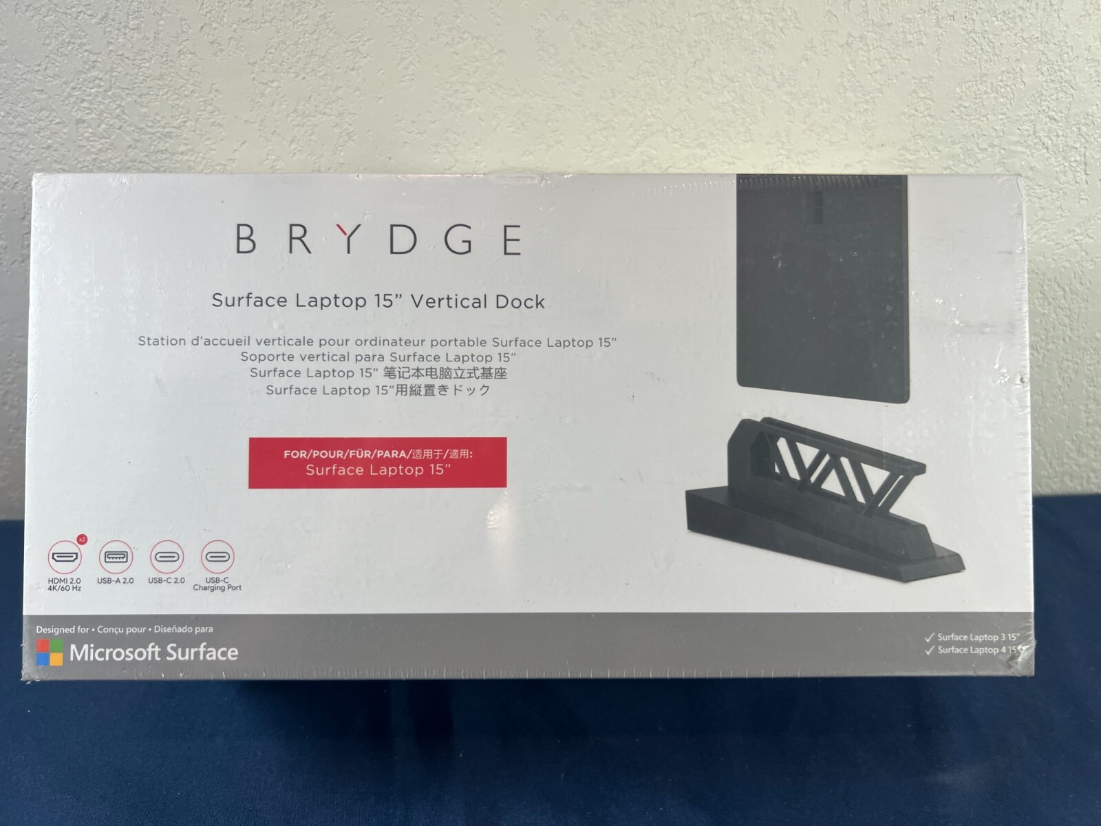 NEW Brydge Surface Laptop Vertical Dock for 15" Surface Laptop 4 - BRY15MSL3