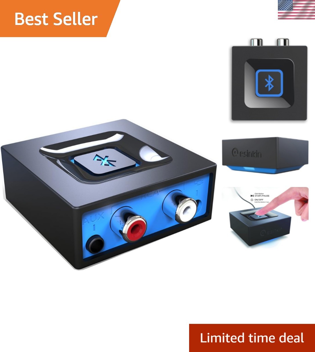 Versatile Bluetooth Audio Adapter for Easy Music Streaming on Any Device