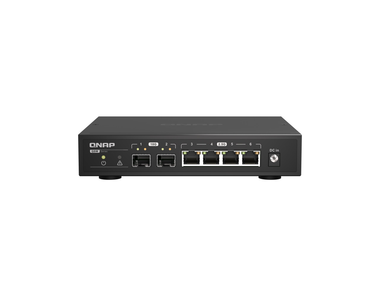 QNAP Desktop QSW-2104-2S-US, Unmanaged Switch, 4 port 2.5Gbps auto negotiation (