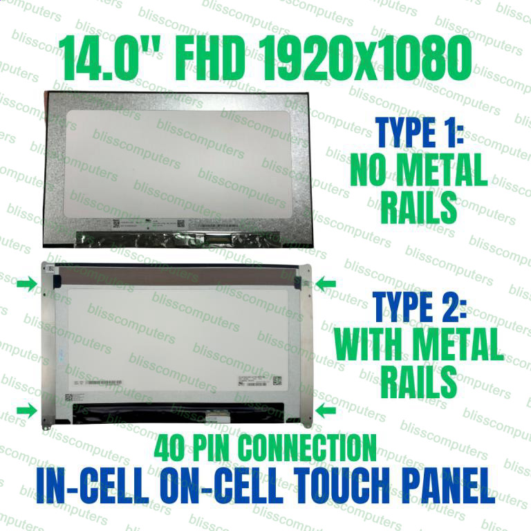 HP NV140FHM-T0A hw: v8.0 14.0" FHD Touch Screen
