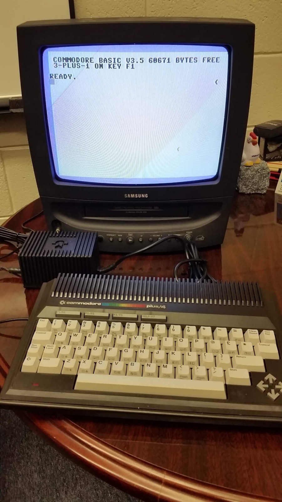 Vintage Commodore Plus/4 Complete in Box - New Old Stock - Near Mint - Works