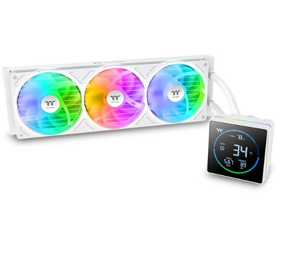 Thermaltake TH360-S V3 ARGB All-In-One Water Cooler, CL-W472-PL12SW-A - White