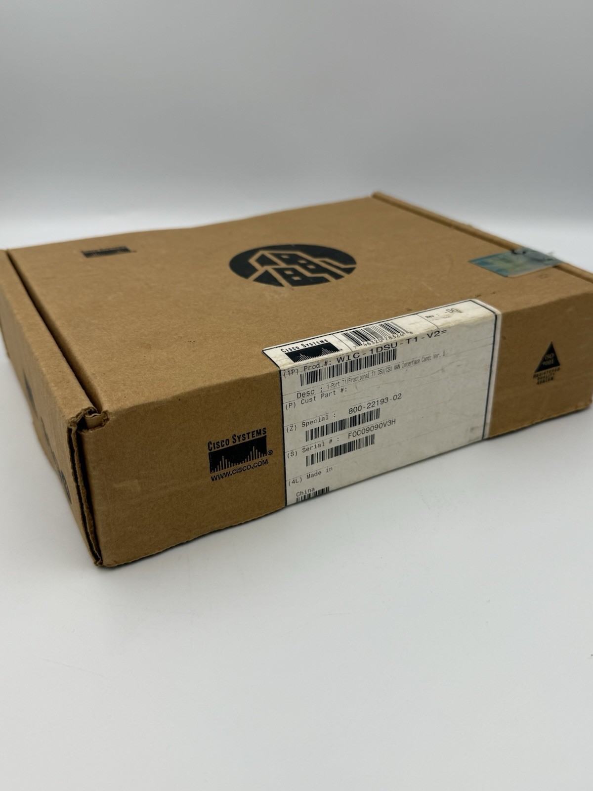 Cisco WIC-1DSU-T1-V2 WAN Interface Card 1-Port T1 CSU/DSU – New Sealed Box