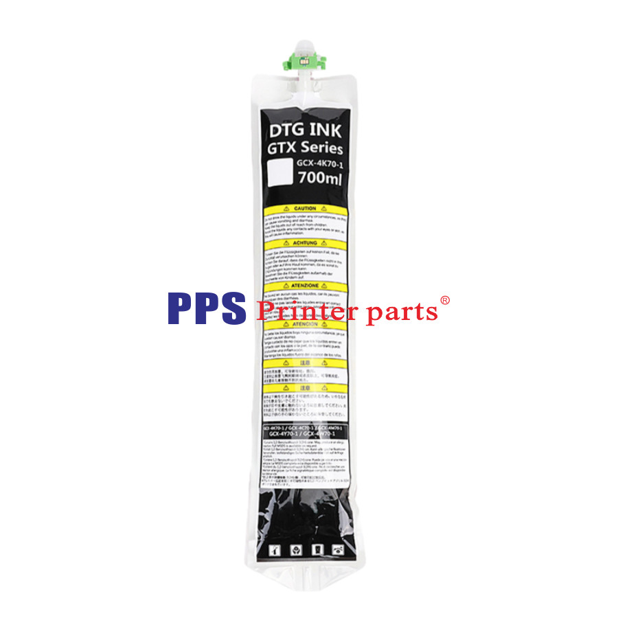 700ML White DTG Textile Ink Bag Compatible For Brother GTX GTX PRO Printer