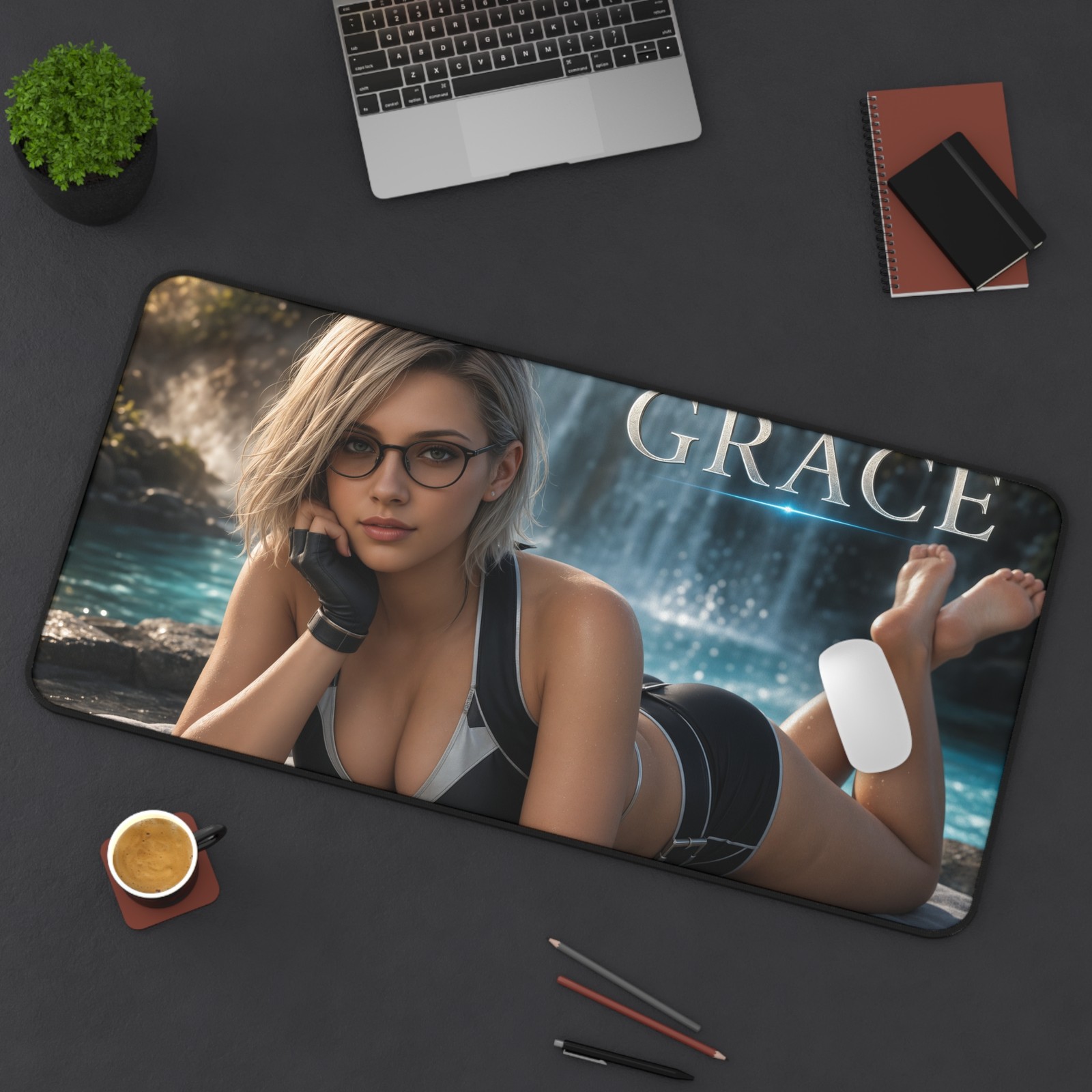 Grace Ashcroft Desk Pad, Gaming Mouse Mat, XXL PC Setup, Gamer Gift