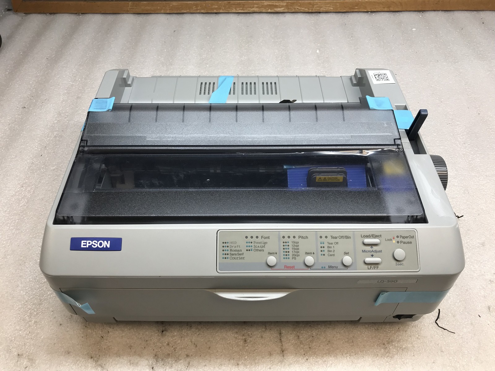 EPSON LQ-590 Dot Matrix Printer - NEW Unused - Tested Working