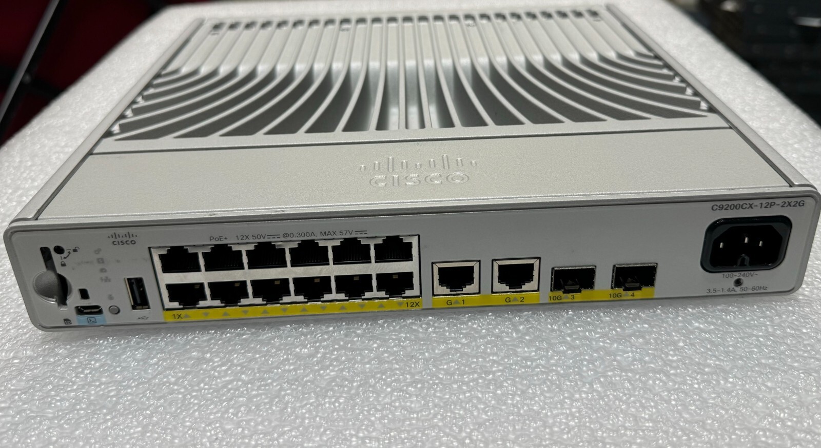 Cisco C9200CX-12P-2X2G-A Managed Gigabit Ethernet 10/100/1000 Network Switch