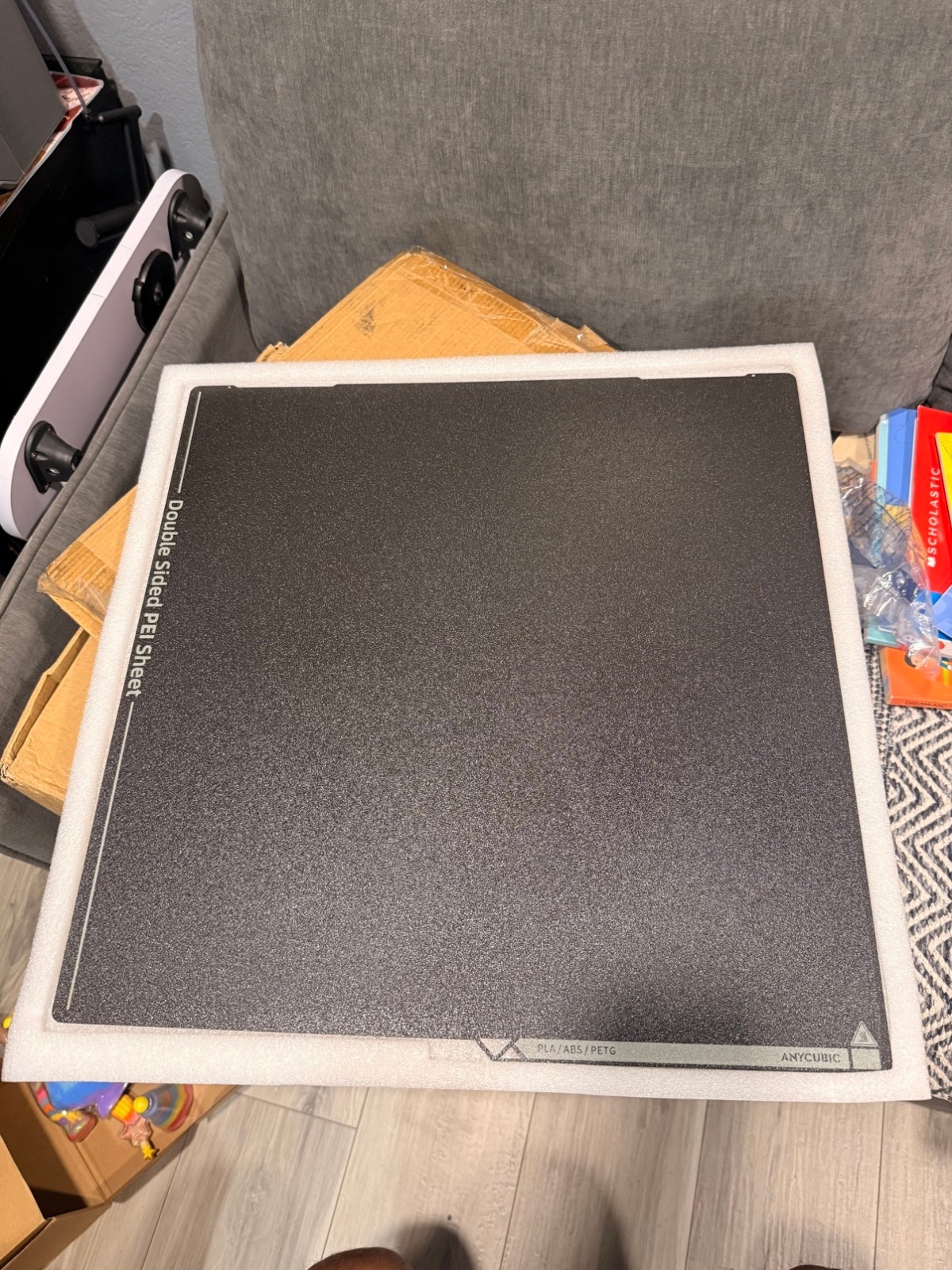 Anycubic Kobra 3 Max PEI Build Plate 430x429 S010305 OEM Spring Steel Sheet