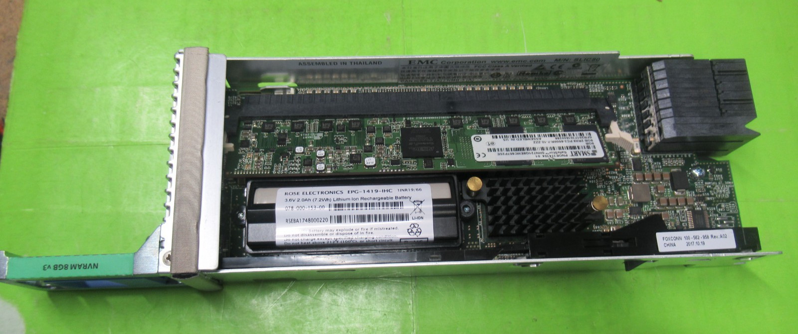EMC SLIC50 NVRAM 8GB v3 Module for DD9500 9800 Storage 303-299-000B-04
