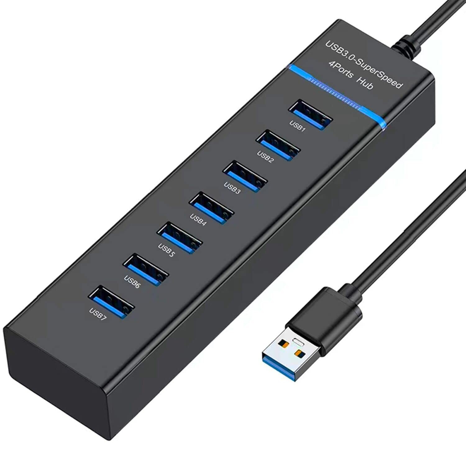USB Hub 3.0, VIENON 7Port USB Data Hub Splitter for Laptop, PC, MacBook, Mac ...