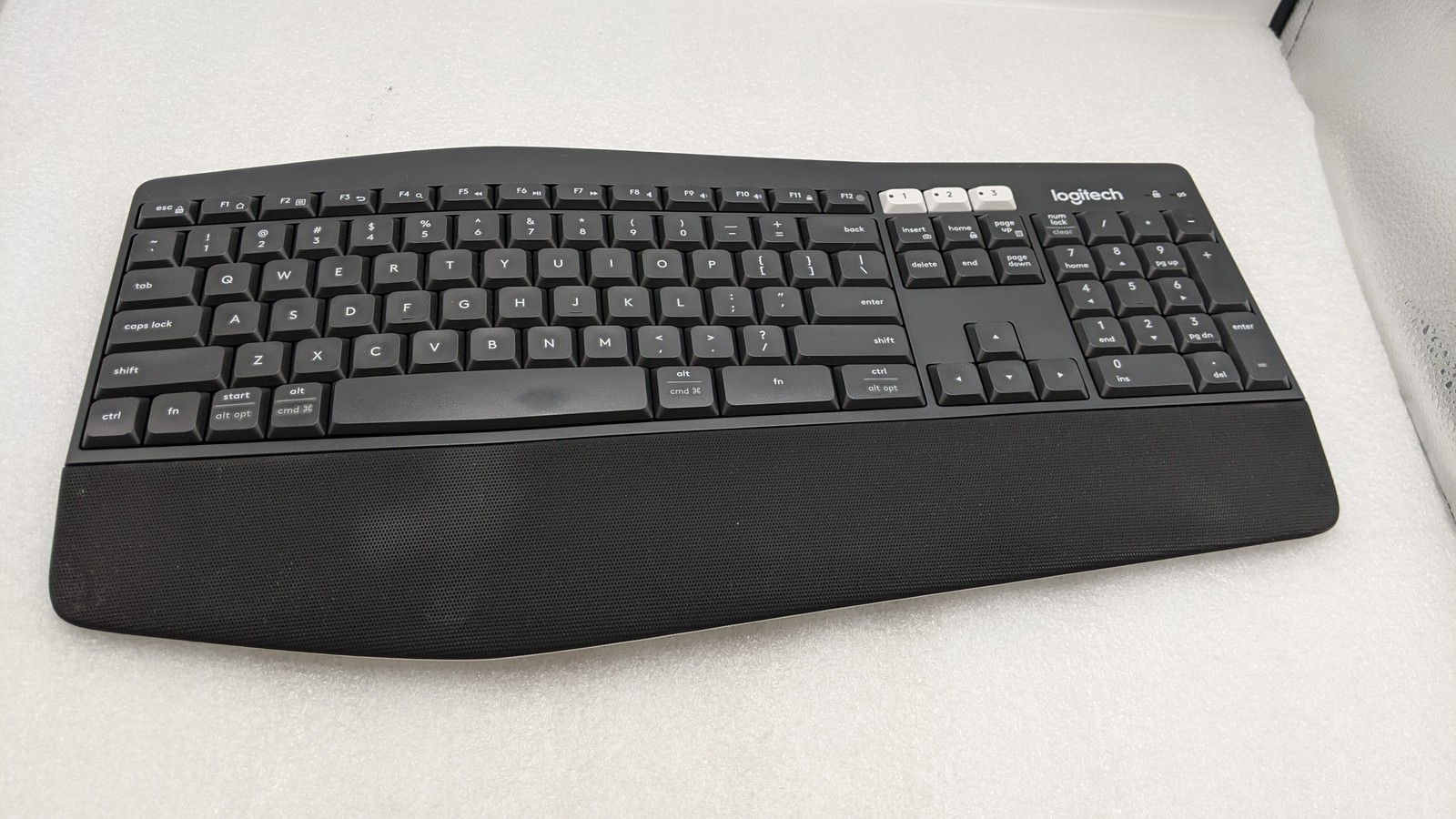 Logitech - K850 Wireless Bluetooth Keyboard PC Mac Chrome NO RECEIVER / Free SH