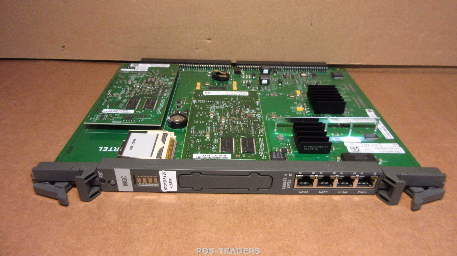 Nortel MGC NTDW60BBE5 Media Gateway Controller Card No Cables FROM MG1000 NTDU14