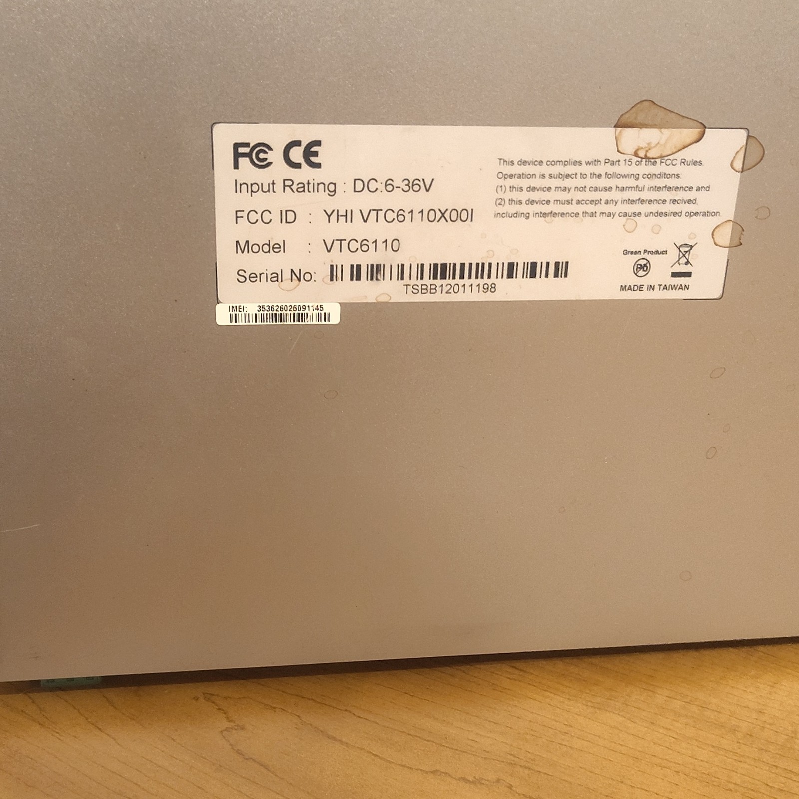 NEXCOM VTC6110 VTC-6110-AT Intel Atom 1.6GHz 1GB 16GB SSD Wi-Fi