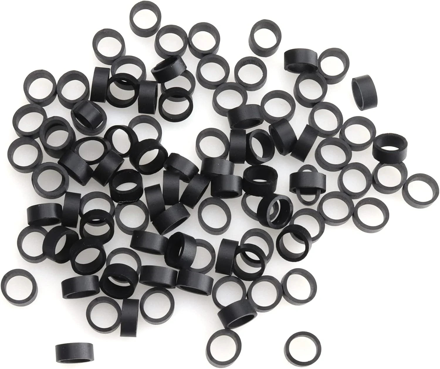 200 Pcs Silicone Cable Ties 12 MM OD Reusable Rubber Bands for Wire Cord Cable M