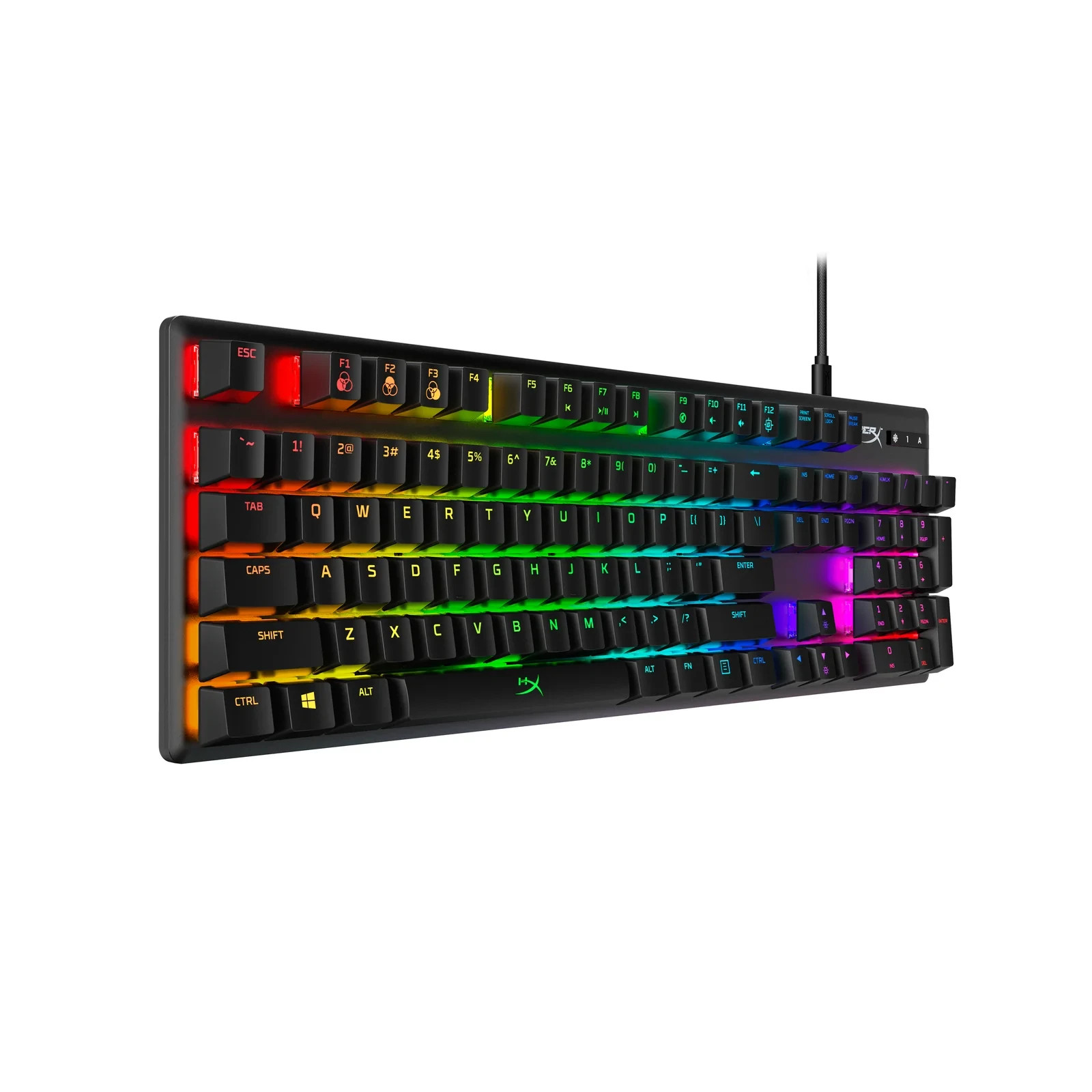 HyperX Alloy Origins Premium Gaming Keyboard RGB PBT Keycaps Grade A