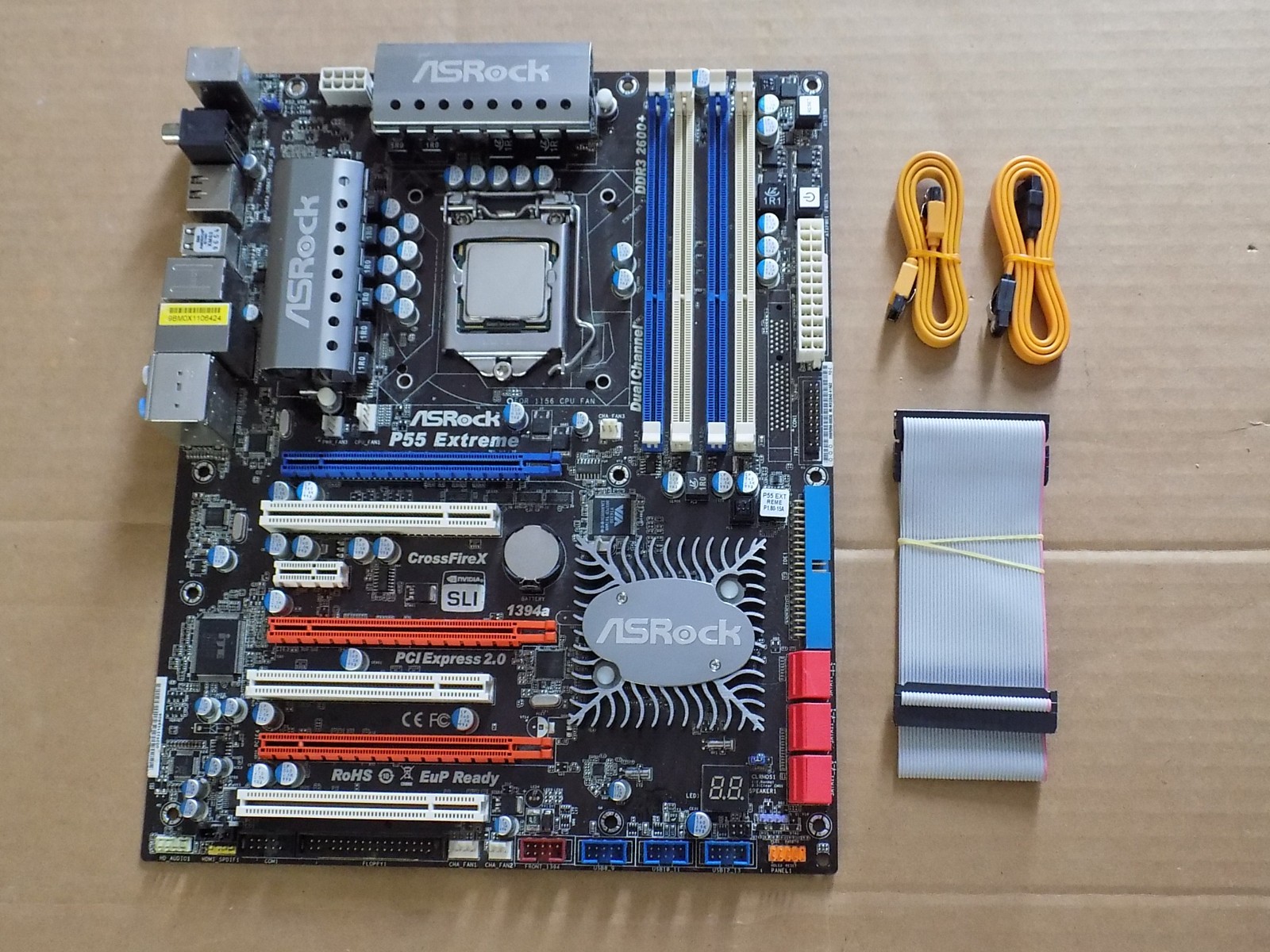 ASRock P55 Extreme LGA1156 CrossfireX SLI ATX MoBo w/Intel i7-860 Quad-Core CPU