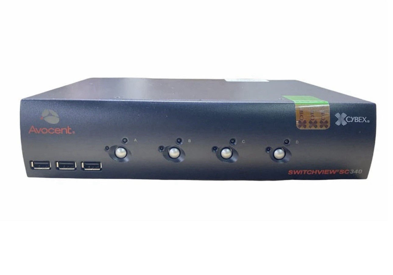New In The Box -  Avocent SC340-001 4-Port KVM Switch (520-871-503)