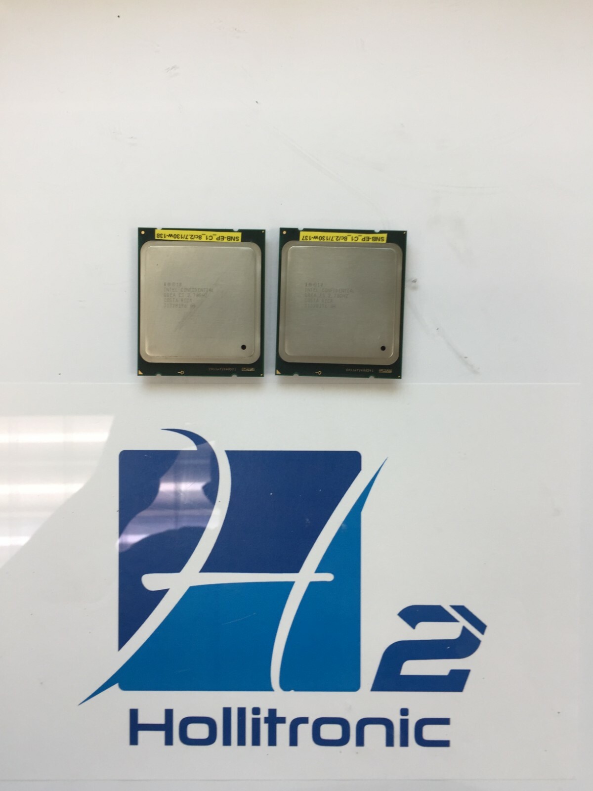 Lot of 2 Intel Confidential QBEA 2.70 GHZ CPUs