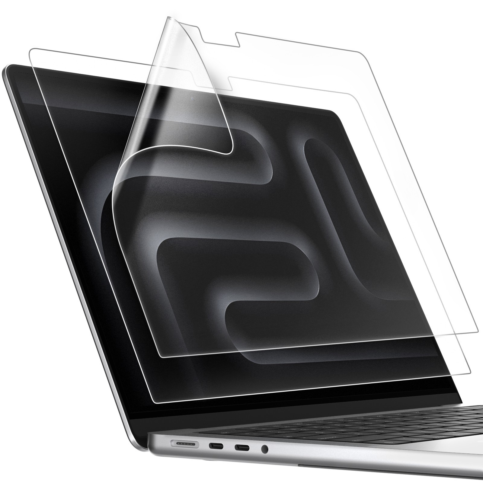 PET Matte Screen Protector for MacBook Pro 14-Inch (M1-M5, 2021-2026), 2-Pack