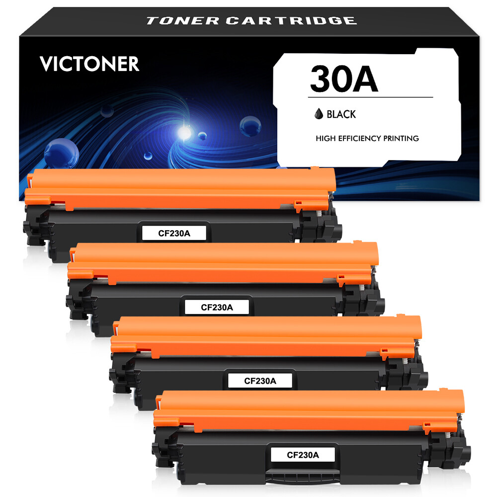 4 Pack CF230A Toner Cartridge compatible with HP LaserJet Pro M203dw MFP M227sdn