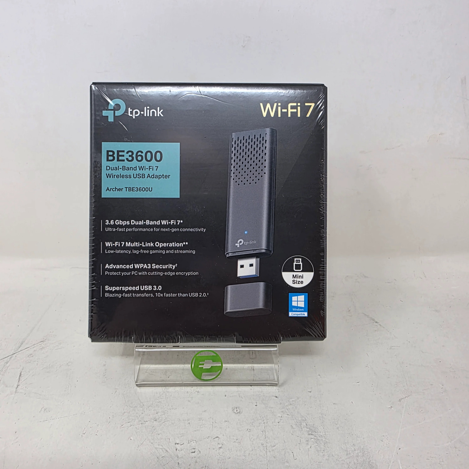 New TP-Link Archer TBE3600U Dual-Band BE3600 Wi-Fi 7 USB 3.0 Wireless Adapter
