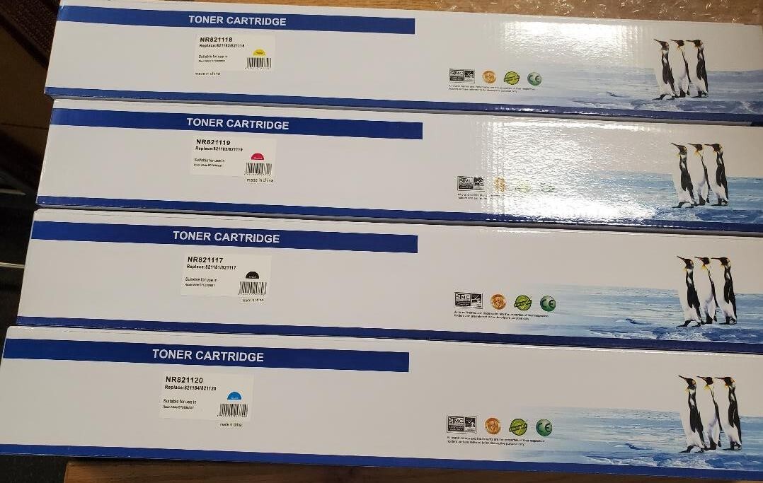 Set 4 Sealed Toners Compatible to Ricoh 821181 821182 821183 821184 SP C830DNA