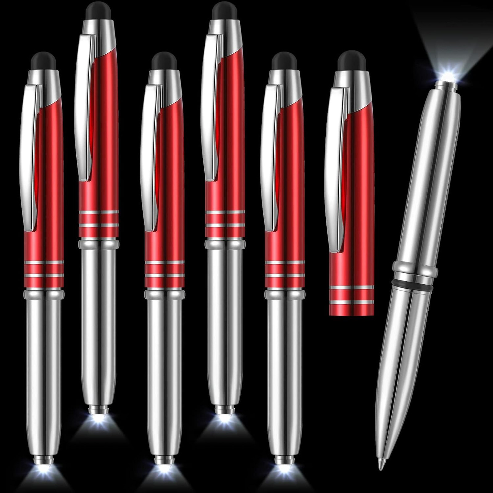 5 Pieces Stylus Pen for Touchscreen Devices Multi-Function Capacitive Pen with
