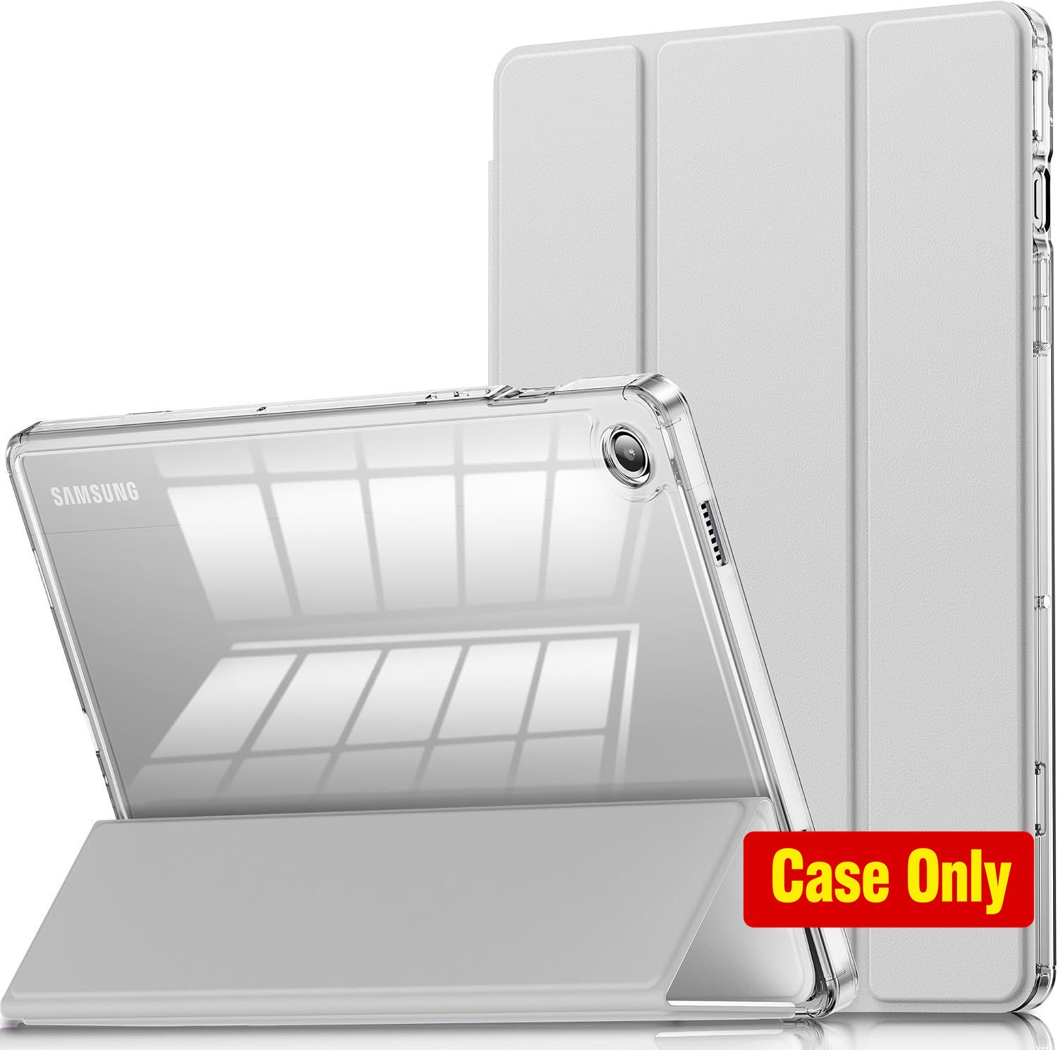 Slim Crystal Clear Cover Case for 11 Inch Galaxy Tab A9 Plus 2023 with Stand