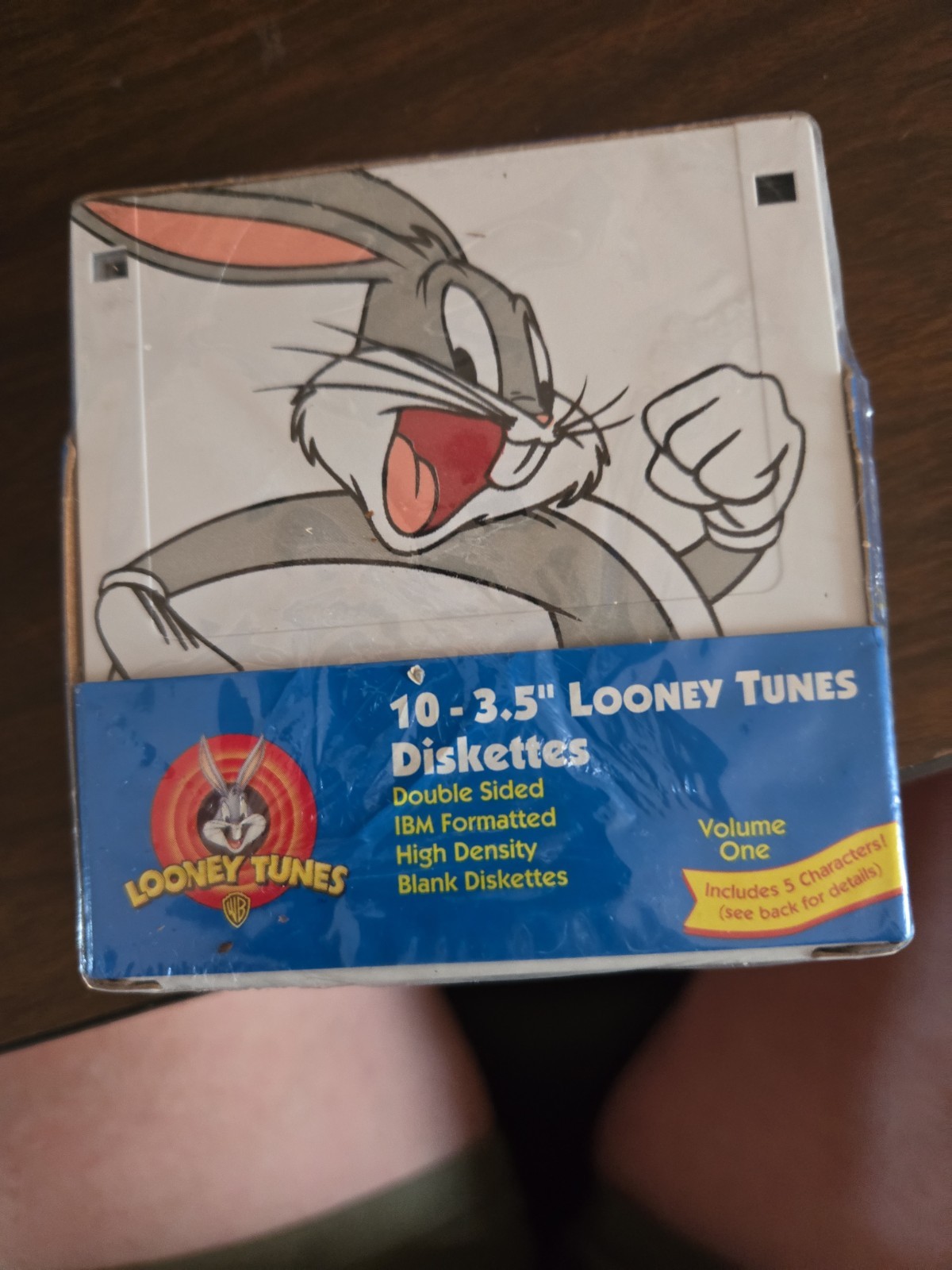 Looney Tunes 3.5" Diskettes 10 pack IBM formatted 1.44MB by Fellowes NOS sealed