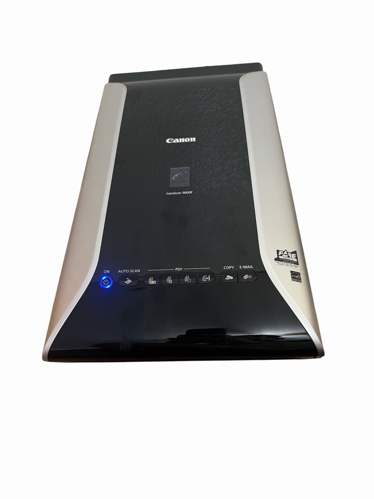 Canon Flatbed Scanner CanoScan 9000F w/ Power Cable and Film Trays Tested