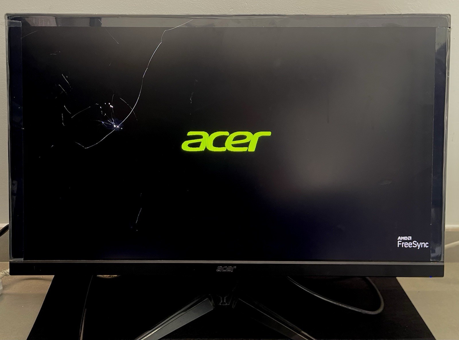 ACER NITRO QG271 27" FULL HD 1920x1080 DAMAGED DISPLAY GAMING MONITOR
