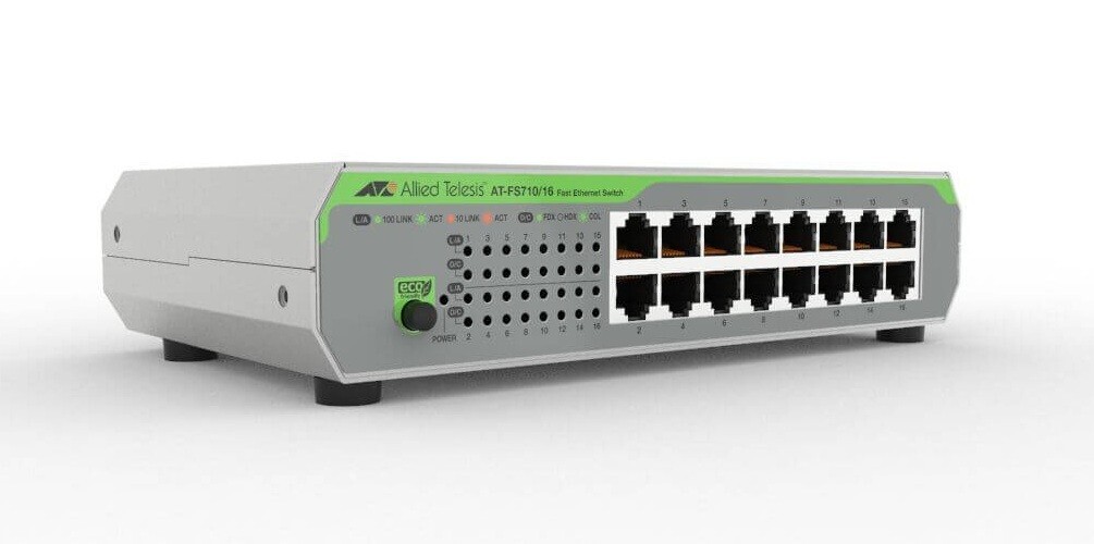 Allied Telesis AT-FS710/16-10 Ethernet Switch  NEW