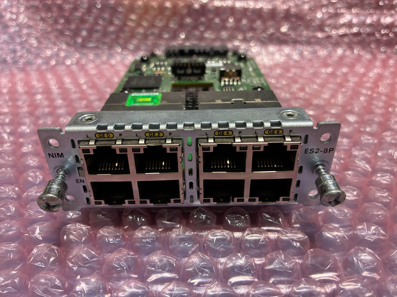 Cisco NIM-ES2-8P 8-Port POE Gigabit Ethernet LAN Switch Network Interface Module