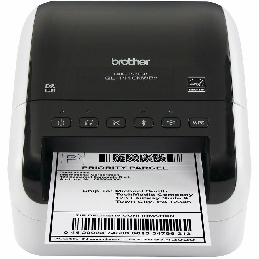 Brother QL-1110NWB Desktop Direct Thermal Monochrome Label Printer