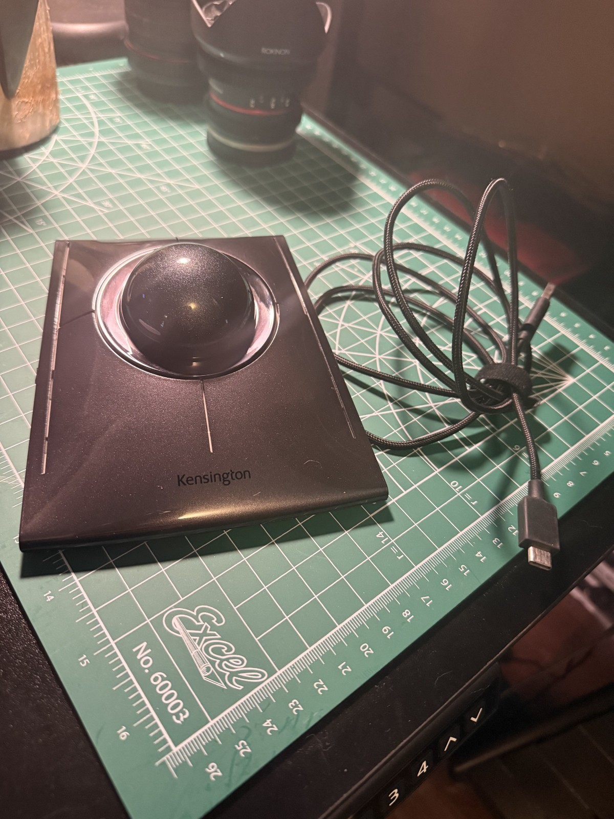 Kensington SlimBlade™ Pro Wireless Trackball, Rechargeable Battery, Black