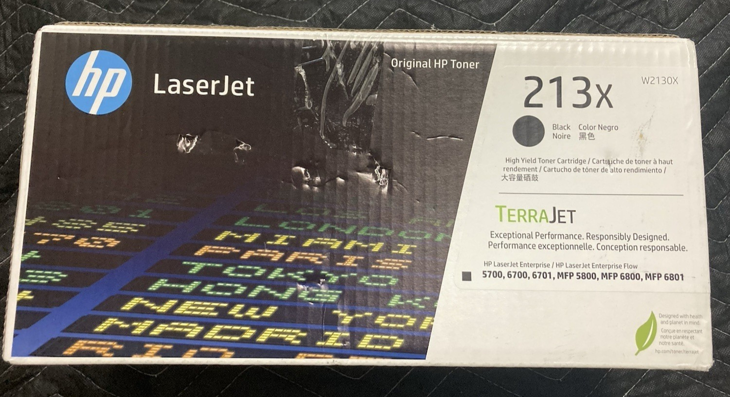 HP 213X High Yield Black Original LaserJet Toner Cartridge W2130X