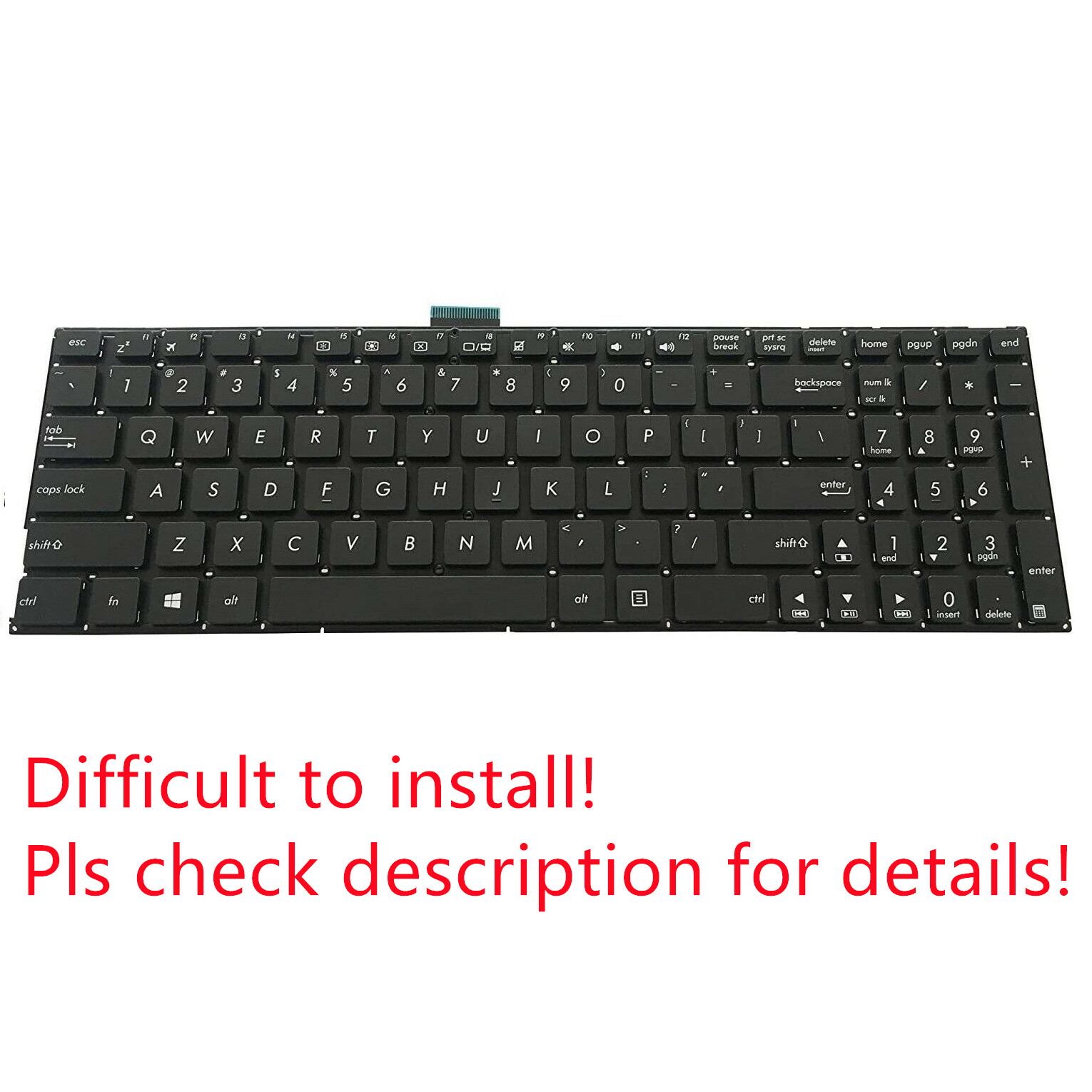 Original US Keyboard for ASUS A555L