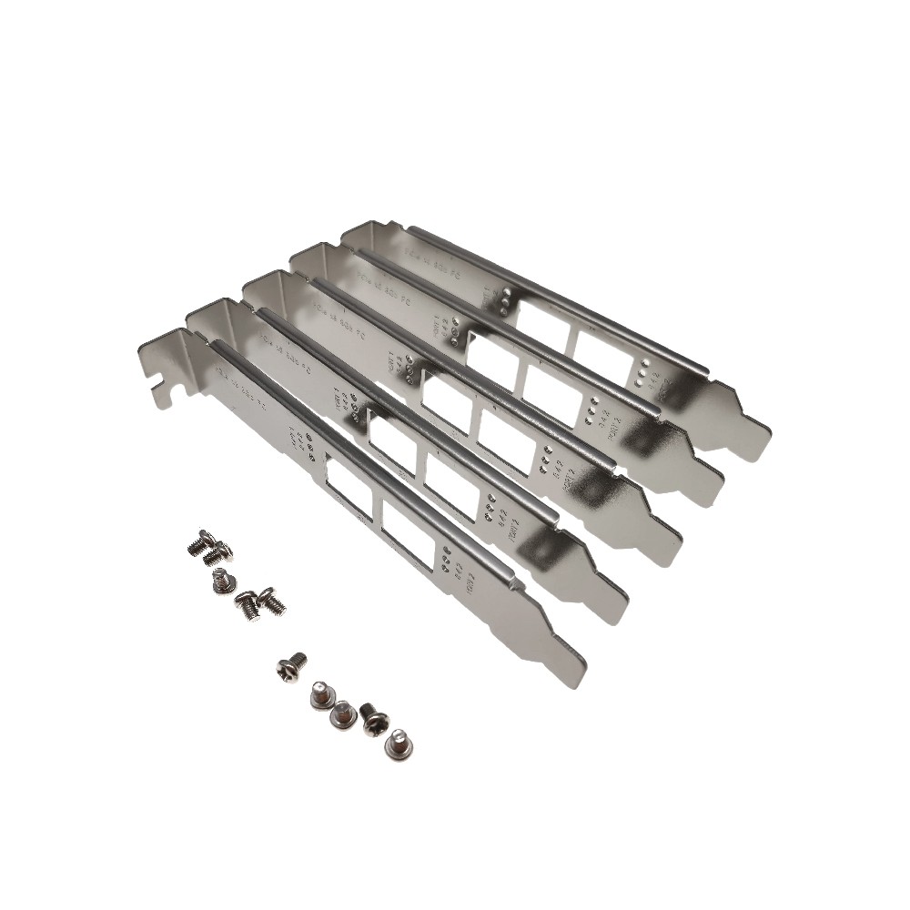 5pcs Long Full Height Bracket for Qlogic AJ764A 489191001 IBM 42D0501 QLE2562 HP
