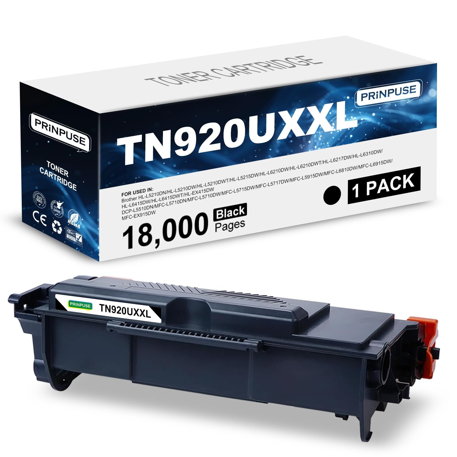 TN920UXXL Ultra High Yield Toner Cartridge for Brother TN920 TN920XL TN920XXL...